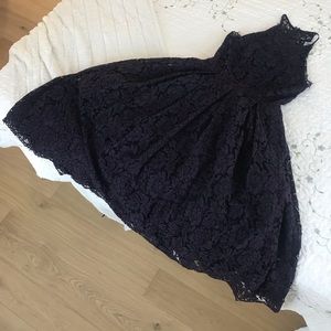 ASOS Navy Blue lace cocktail dress